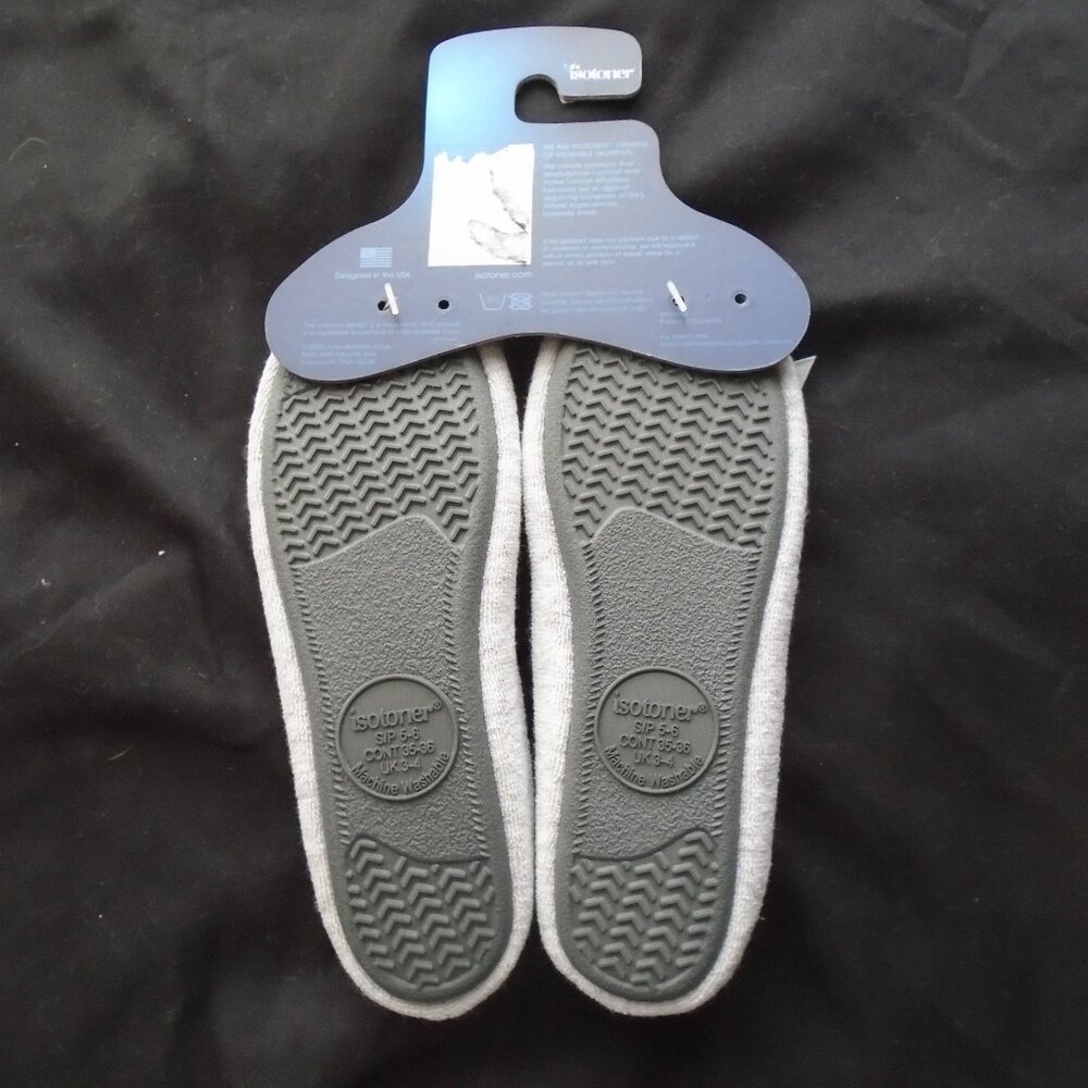 Womens Terry Isotoner Ballerina Slippers - Picture 3 of 3